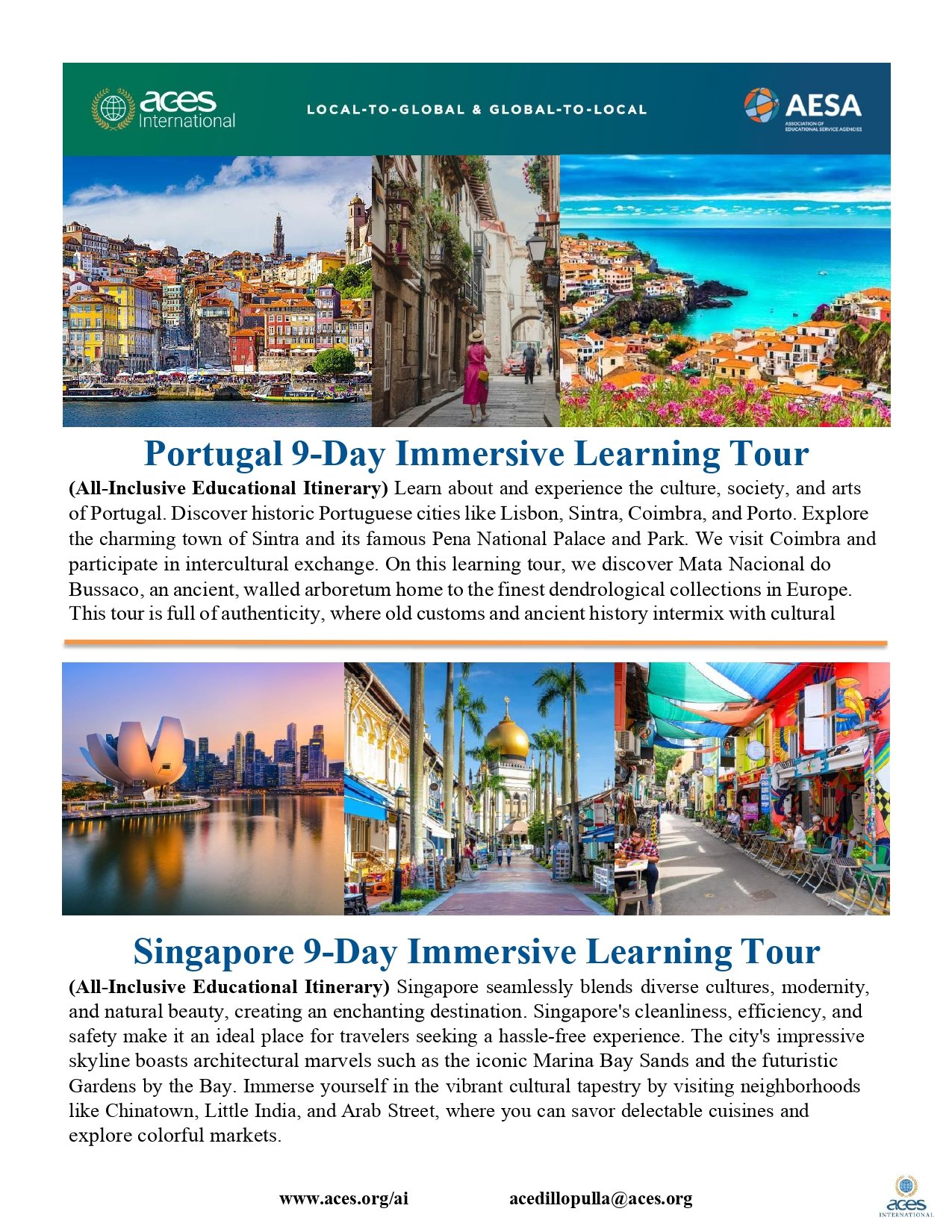 Aces International Menu Of Learning Tours Pg 7